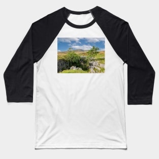 Route to Ingleborough Baseball T-Shirt